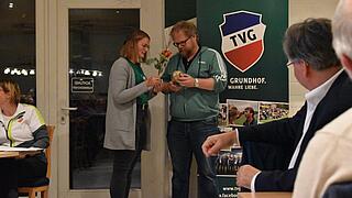 TVG Jahreshauptversammlung 2022 1000. Mitglied & großes Sportangebot. TV Grundhof. Wahre Liebe.