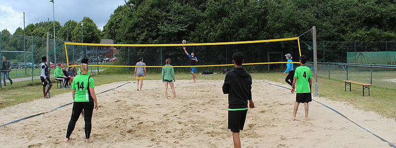 Sommercup Beach-Volleyball Fußball